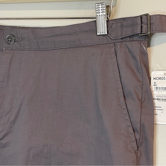 Nordstrom Gray Tech Smart Slim Fit Shorts - Picture 2 of 8